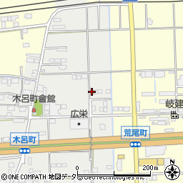 岐阜県大垣市木呂町177周辺の地図