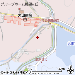 愛知県犬山市塔野地大畔10-80周辺の地図