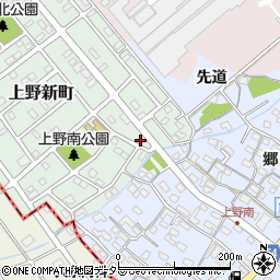 愛知県犬山市上野新町373-1周辺の地図