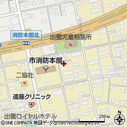島根県出雲市渡橋町250-3周辺の地図