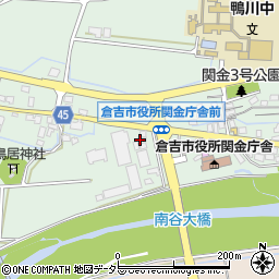 ＪＡ鳥取中央　株式会社ＪＡ中央サービス・関金セルフ給油所周辺の地図