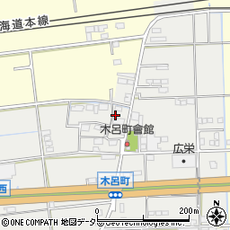 岐阜県大垣市木呂町487周辺の地図