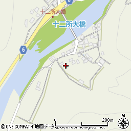 兵庫県養父市十二所1163周辺の地図