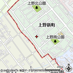 愛知県犬山市上野新町60周辺の地図