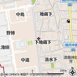 愛知県犬山市橋爪下地蔵下11周辺の地図