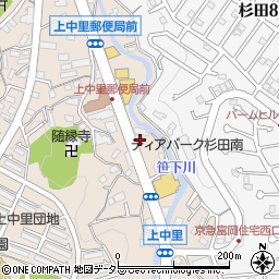 神奈川県横浜市磯子区上中里町723周辺の地図