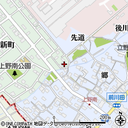 愛知県犬山市上野新町521-3周辺の地図