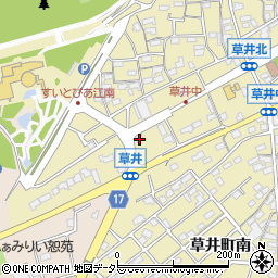 愛知県江南市草井町中203周辺の地図