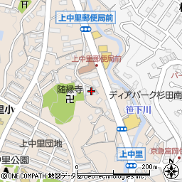 神奈川県横浜市磯子区上中里町727周辺の地図