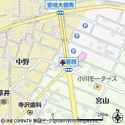 愛知県江南市般若町宮山3周辺の地図