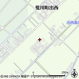 島根県出雲市斐川町出西3713周辺の地図