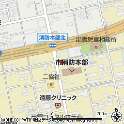 島根県出雲市渡橋町258周辺の地図