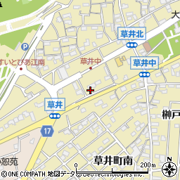 愛知県江南市草井町中220周辺の地図