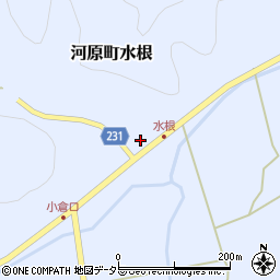 鳥取県鳥取市河原町水根400-1周辺の地図