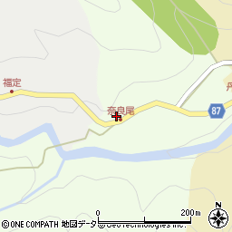 兵庫県養父市奈良尾93-2周辺の地図