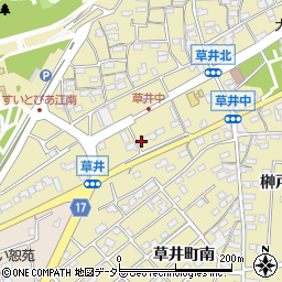 愛知県江南市草井町中216周辺の地図