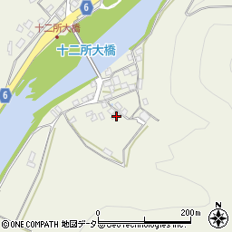 兵庫県養父市十二所1142周辺の地図