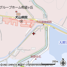 愛知県犬山市塔野地大畔10-78周辺の地図