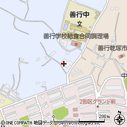 藤沢・徽章周辺の地図