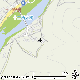 兵庫県養父市十二所1114周辺の地図