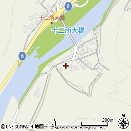 兵庫県養父市十二所1162周辺の地図
