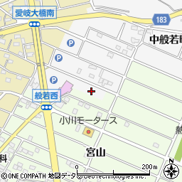 愛知県江南市中般若町西96周辺の地図