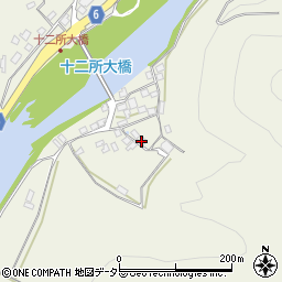 兵庫県養父市十二所1105周辺の地図