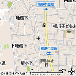 愛知県犬山市橋爪下地蔵下37周辺の地図
