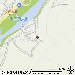 兵庫県養父市十二所1111周辺の地図