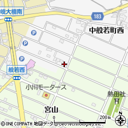愛知県江南市中般若町西67周辺の地図
