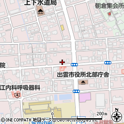 シモハナ測量設計株式会社島根営業所周辺の地図