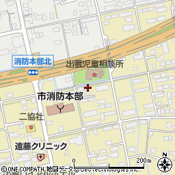 島根県出雲市渡橋町249-4周辺の地図