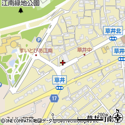 愛知県江南市草井町中109周辺の地図