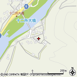 兵庫県養父市十二所1102周辺の地図