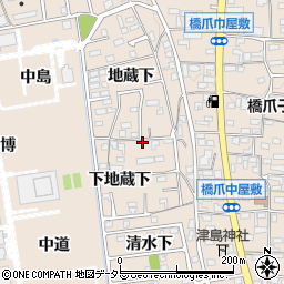 愛知県犬山市橋爪下地蔵下27周辺の地図