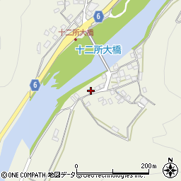 兵庫県養父市十二所1161周辺の地図