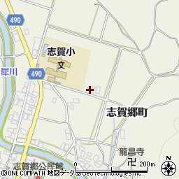 京都府綾部市志賀郷町（久保田）周辺の地図