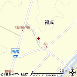 鳥取県西伯郡南部町福成1313周辺の地図