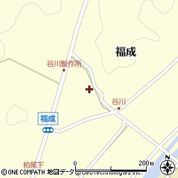 鳥取県西伯郡南部町福成1324周辺の地図