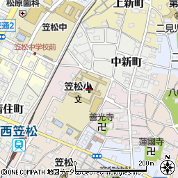 笠松町立笠松小学校周辺の地図