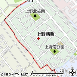 愛知県犬山市上野新町256周辺の地図