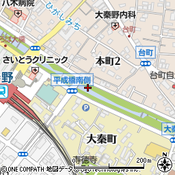 平成橋周辺の地図