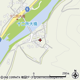 兵庫県養父市十二所1089周辺の地図