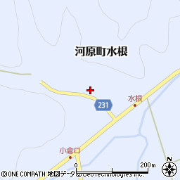 鳥取県鳥取市河原町水根283周辺の地図