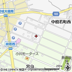 愛知県江南市中般若町西65周辺の地図