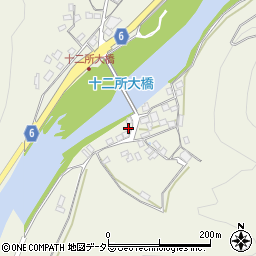 兵庫県養父市十二所1157周辺の地図