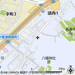 千葉県木更津市請西1003-2周辺の地図
