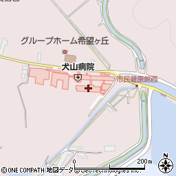 愛知県犬山市塔野地大畔10-45周辺の地図