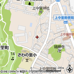 神奈川県横浜市磯子区上中里町584周辺の地図