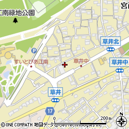 愛知県江南市草井町中114周辺の地図